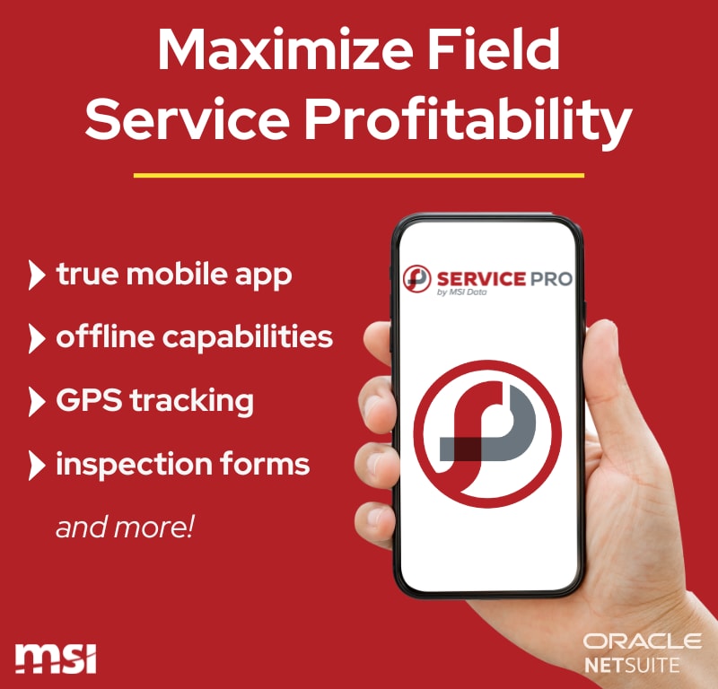 Service Pro® Software by MSI Data - FSM Software