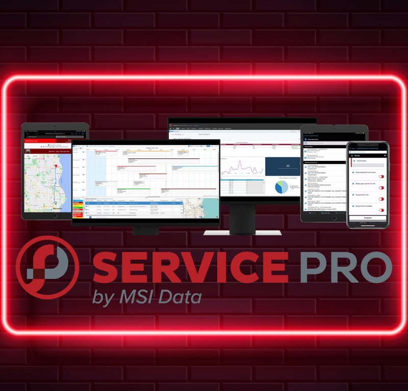 Service Pro® Software by MSI Data - FSM Software